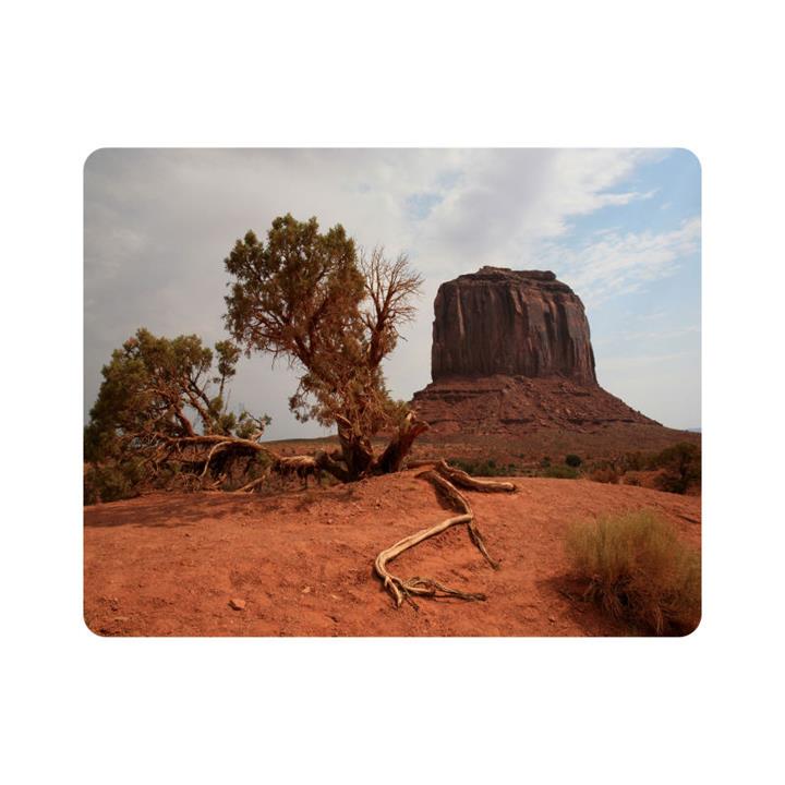 ماوس پد اطلس آبی طرح بیابان و درخت و آسمان مدل T6926